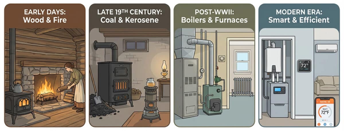 Featured image for “The Evolution of Heating in North America — And What It Means for Homeowners Today”